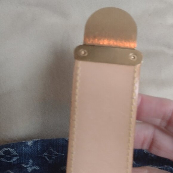 PRISTINE DISCONTINUED Louis Vuitton 💙💙Denim Pleaty mini~Wow! ✨ - Picture 11 of 16